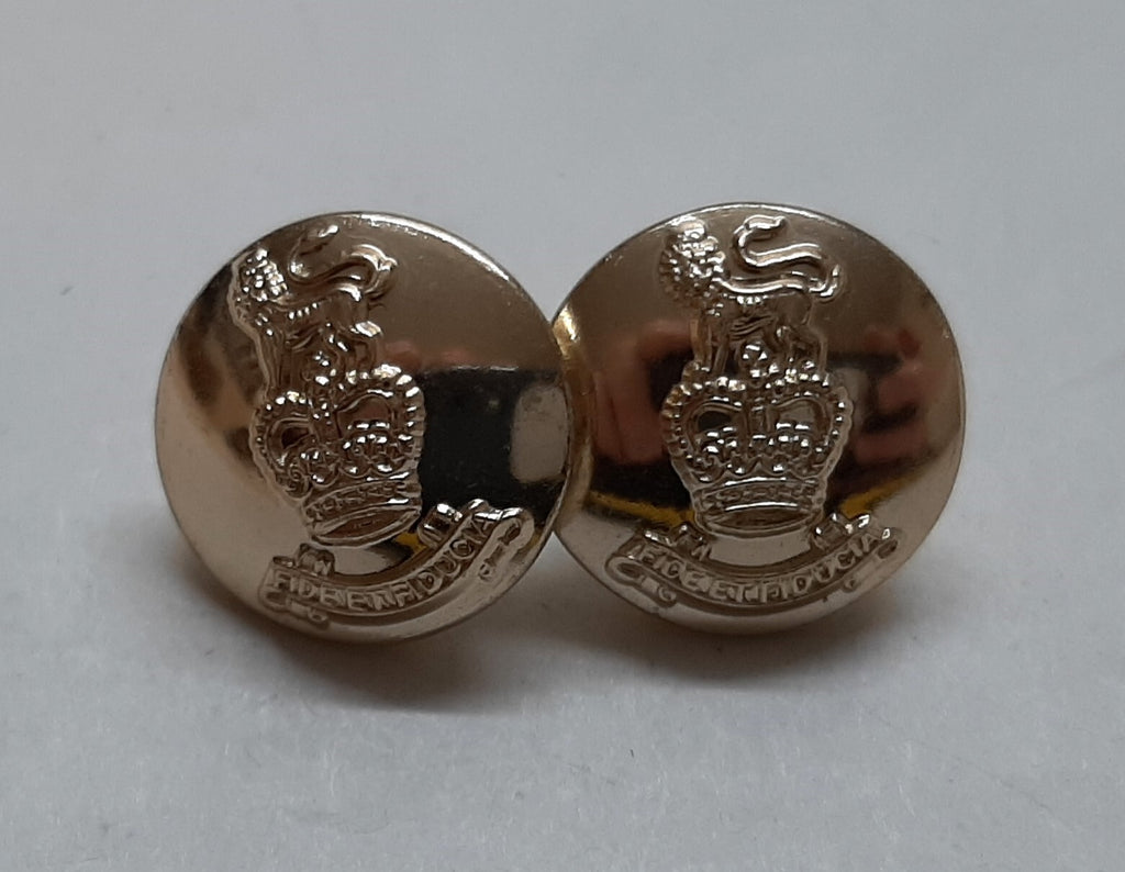 British Army RAPC Chin Strap Set With Pay Corps Insignia Buttons and Fittings