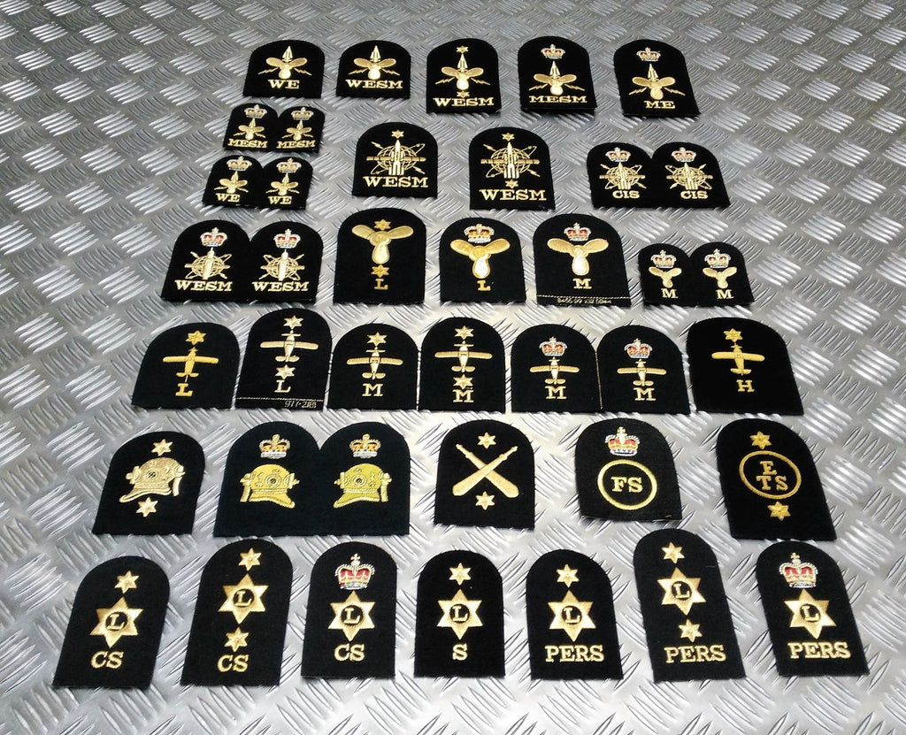 Royal Navy Embroidered Assorted Branch Qualification RN Badge / Patch NEW