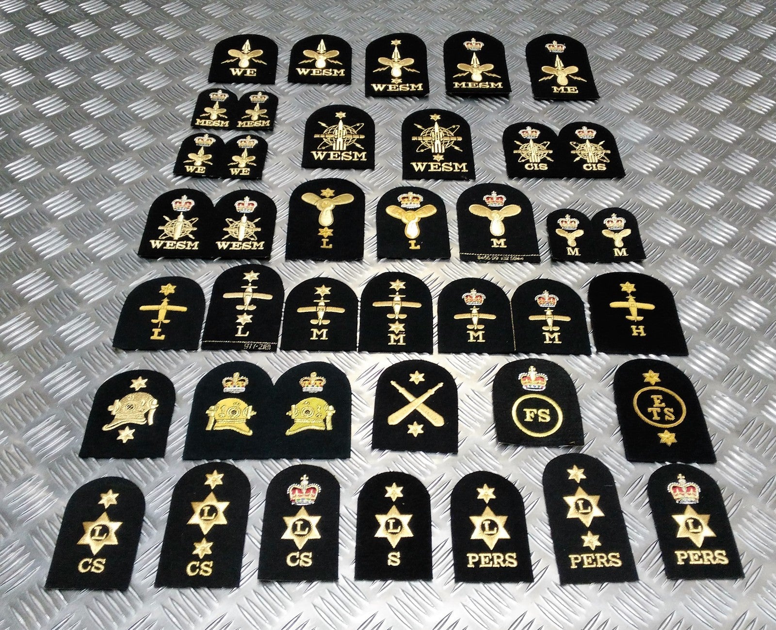 Royal Navy Embroidered Assorted Branch Qualification RN Badge / Patch NEW