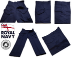 Navy Combat Trousers RN British Royal Naval Blue FR Flame-Retardant Combats NEW