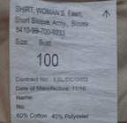 Army FAD Blouse Fawn Short Sleeve No2 Uniform With Corporal Chev Insignia 100cm