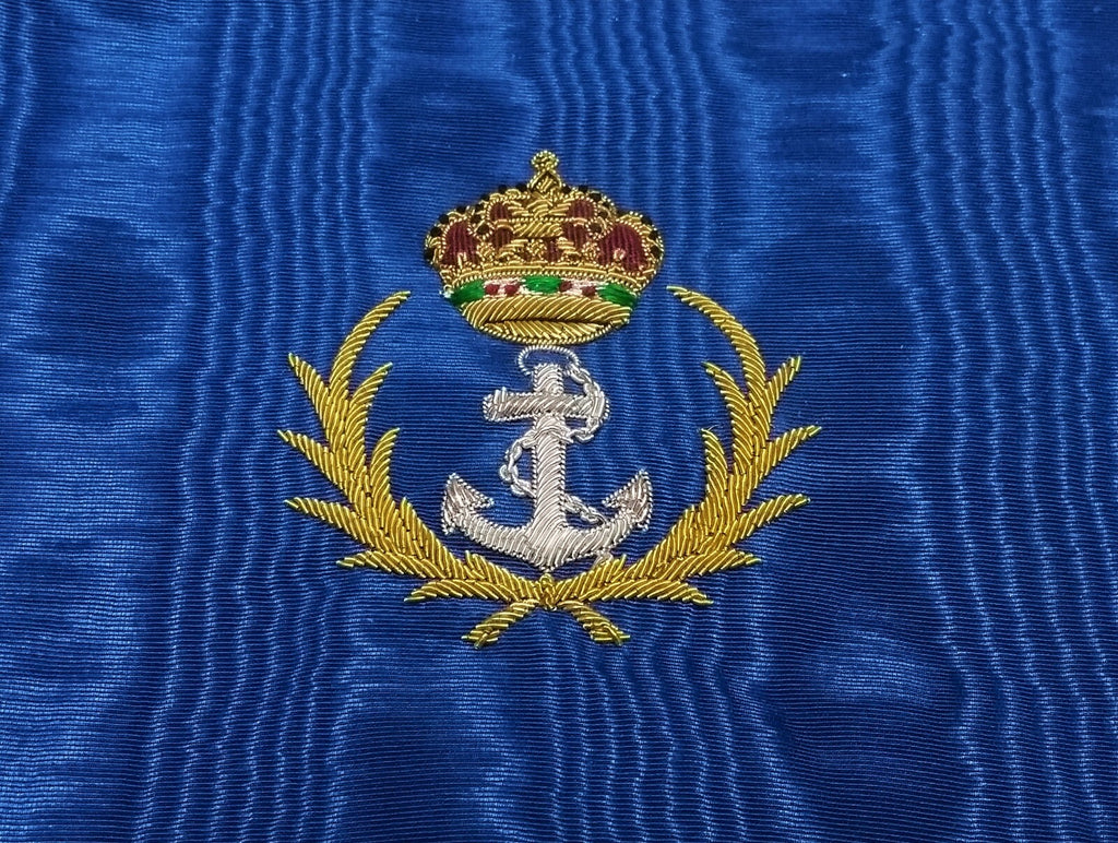 Oman Navy Cummerbund With Obsolete Gold Braided Naval Anchor