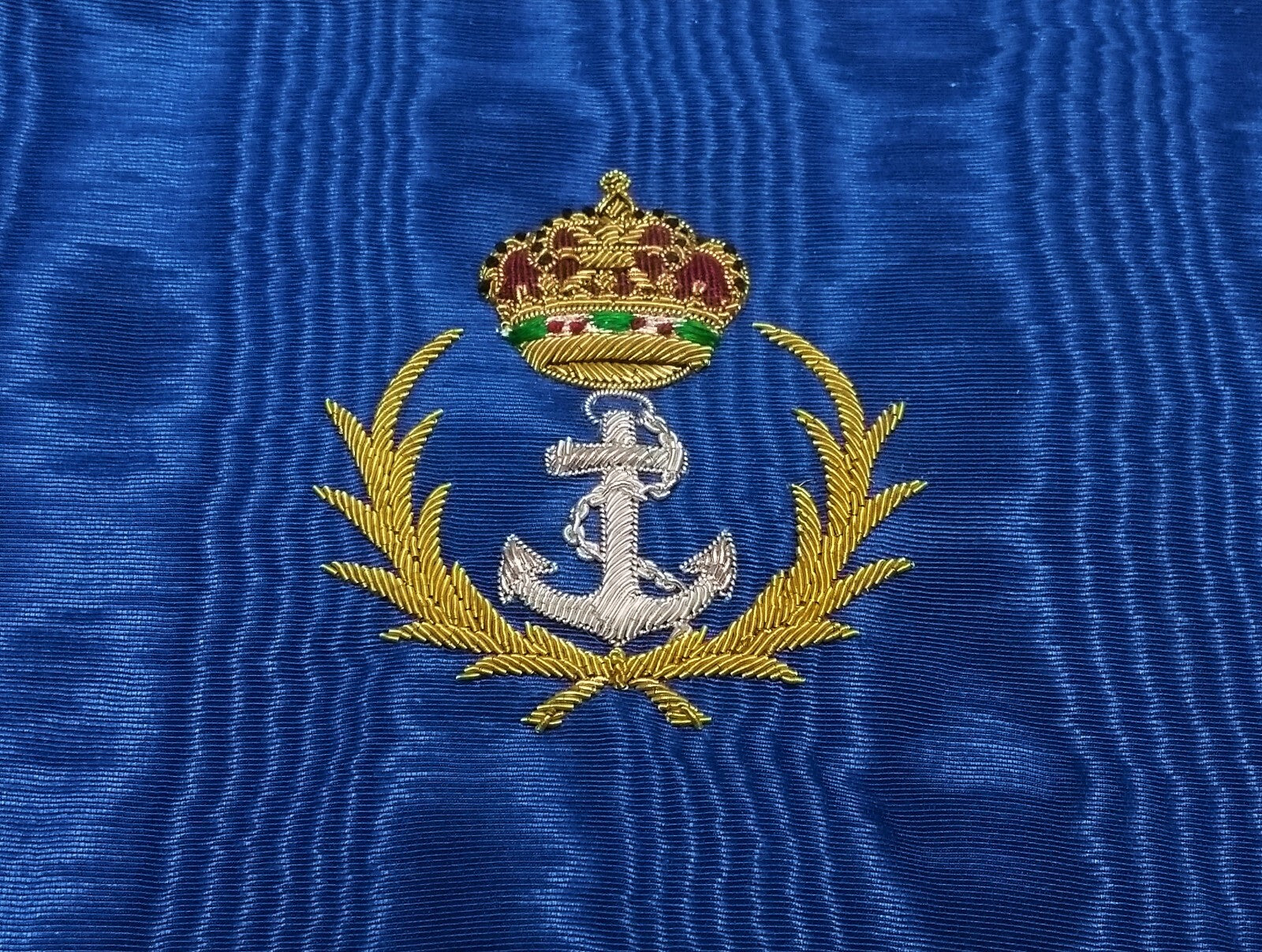 Oman Navy Cummerbund With Obsolete Gold Braided Naval Anchor