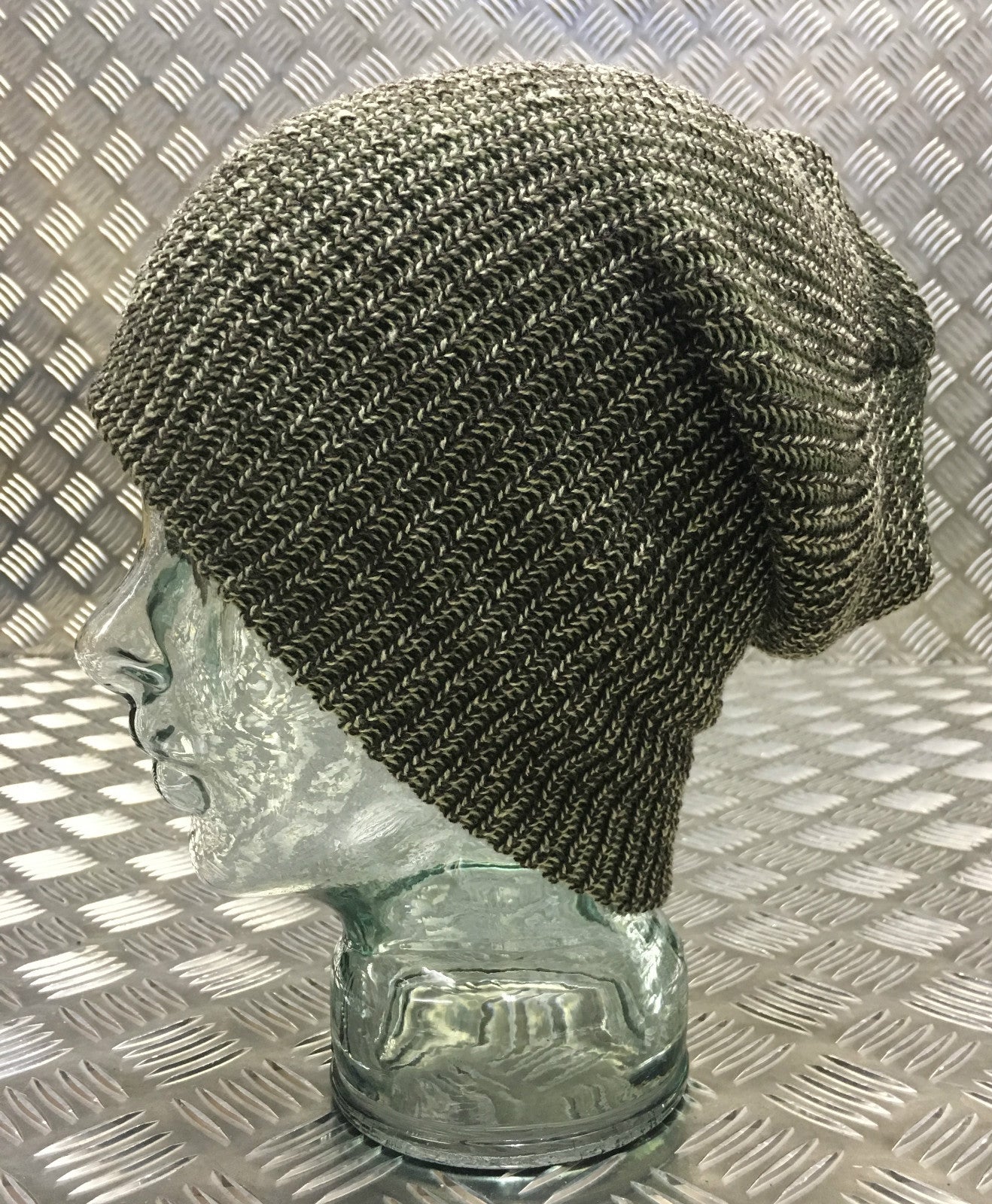 Beanie Hat / Watch Cap / Skull Cap. Green Camouflage - One size - BRAND NEW