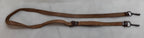 Vintage Leather Strap Utility Brown 2cm With Metal Buckle & Fixing Long 148cm