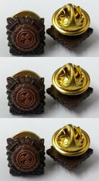 Army Bronze Star 3/8" Subdued Officer Rank Pips Bath Stars Snap Pin X6 GIM154