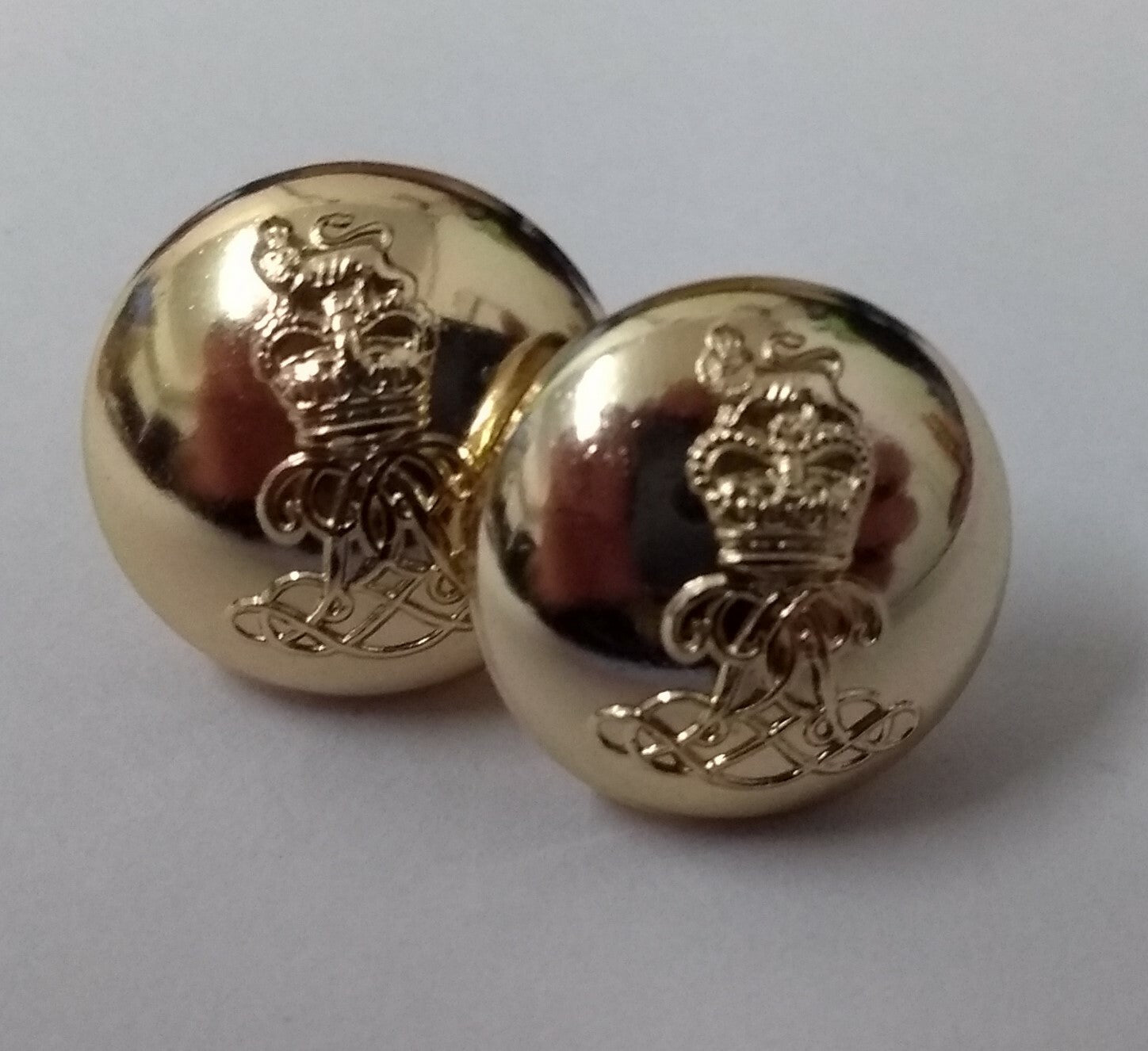 Genuine British Army The Life Guards Regiment Officers Dress Buttons 22L NEW
