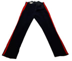 No1 Army Trousers British Pattern Wing Back Uniform Dress 1" Red Stripes W33"