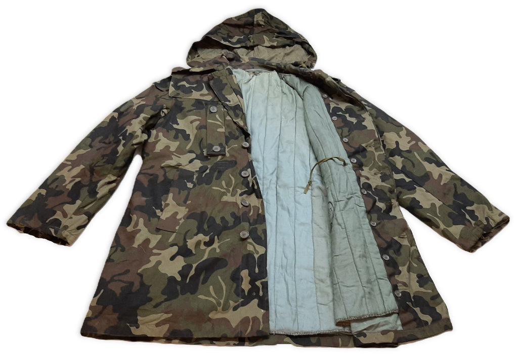 Army Combat Parka Camouflage Full lined Cold Weather Camo Hooded Field Jacket