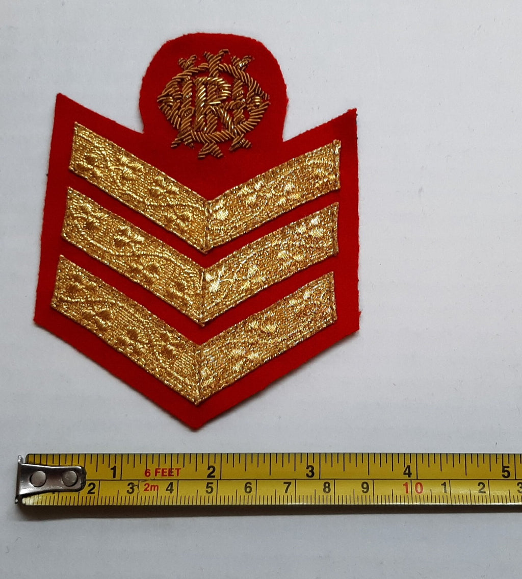 Queens Royal Irish Hussars NCOs 3 Bar Chevron Old Pattern British Army Cypher