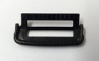 Genuine Vintage Black Waist Adjuster Metal Subdued Buckles 1 X Pair NOS