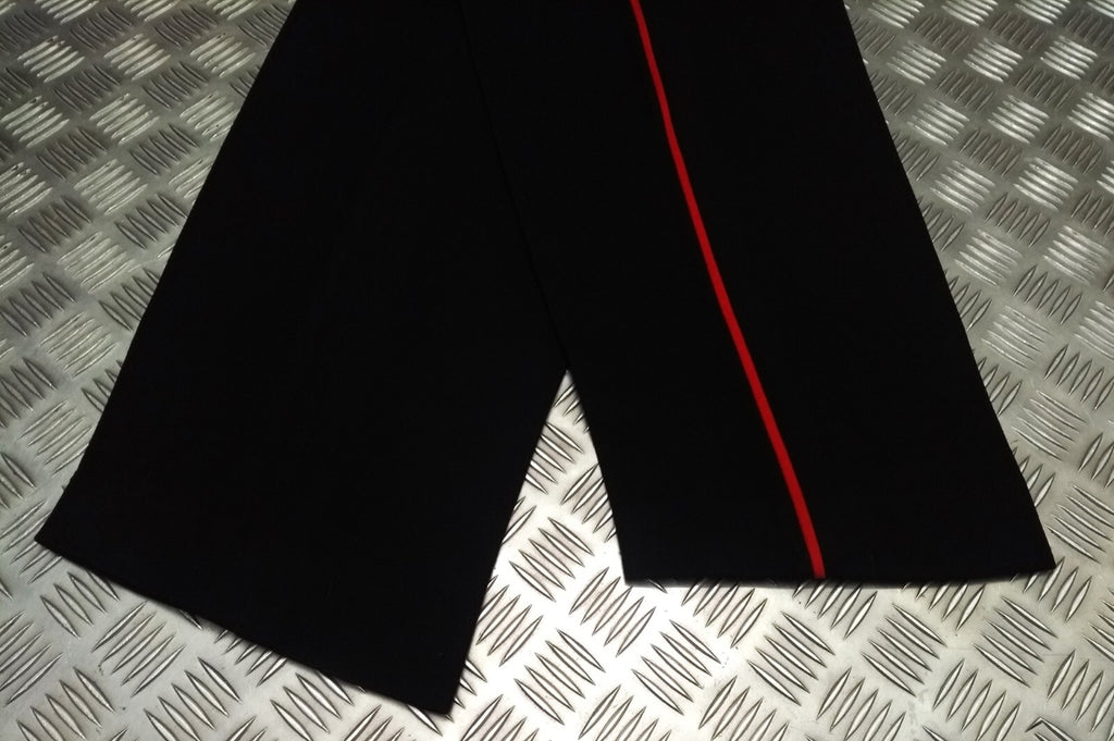 Vintage Mess Trousers Army Old Pattern Red Pipe Strip OFC Uniform Dress Issue