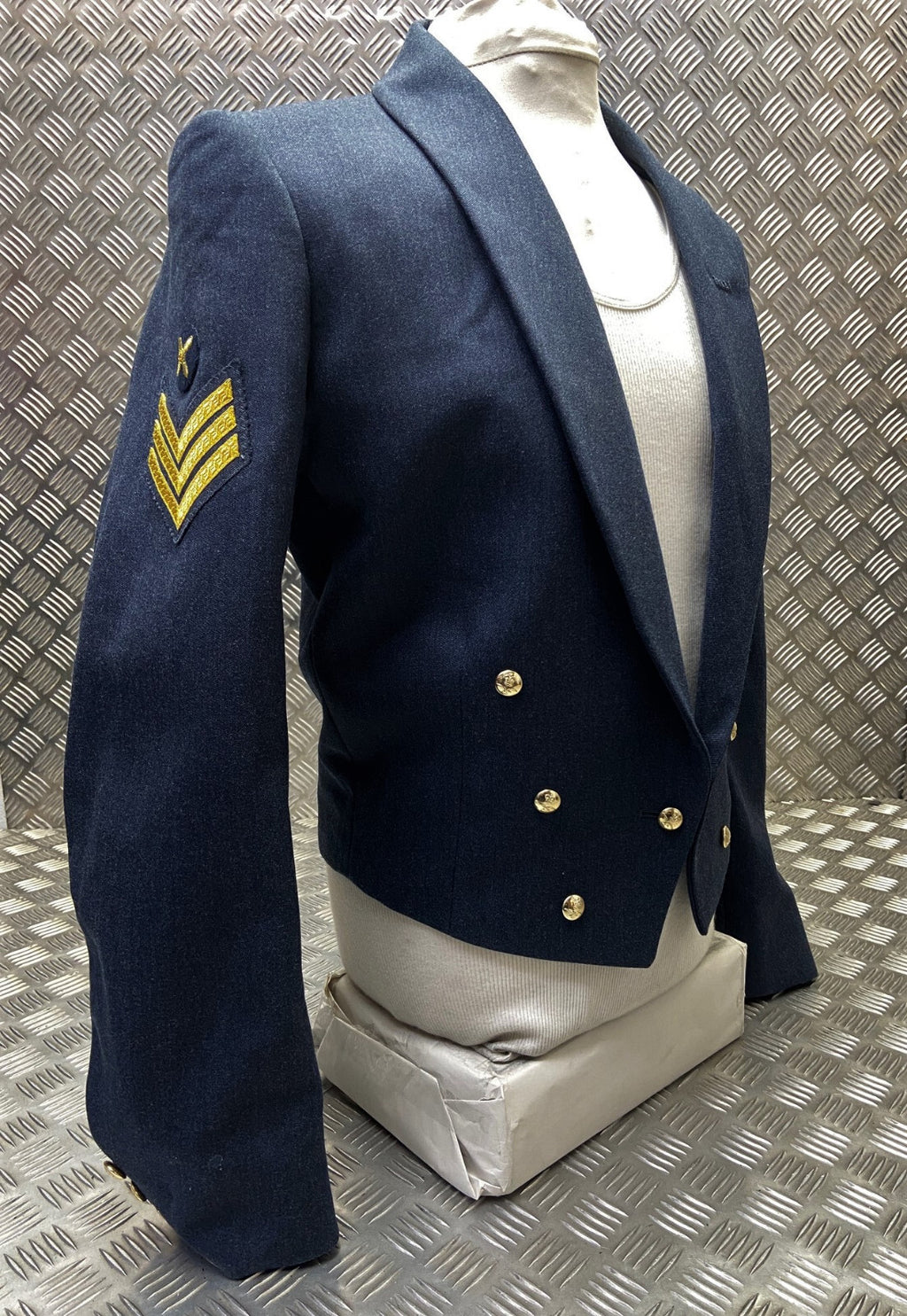 RAF Royal Air Force No5 Jacket Airforce Blue Grey Colour Mess Dress Mens Size 104cm X-Long