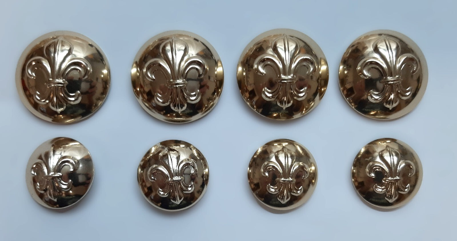 Duke of Lancaster Regimental Officers Dress Button Set X8 British Army Insignia