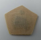 Genuine Vintage British ⅝" Khaki & White Crown on Yellow Felt NEW