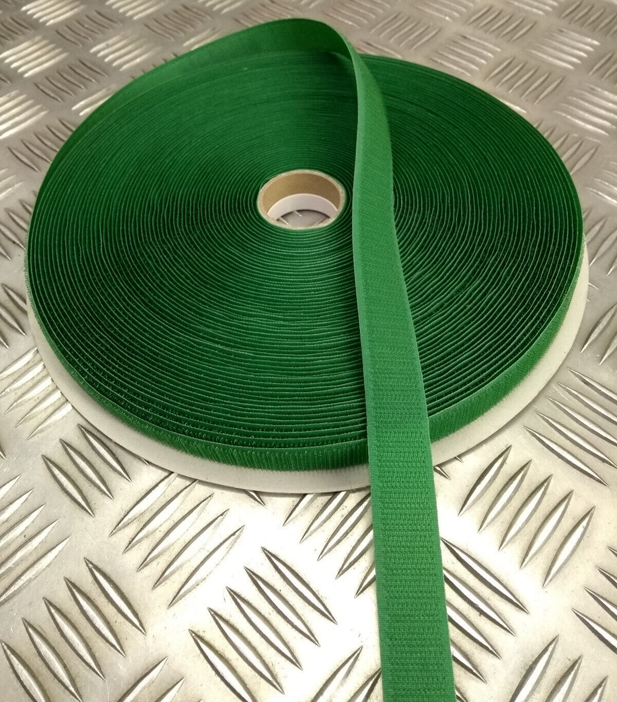 Light Green 20mm wide Rip & Grip / Hook & Loop, Hook side 50cm length New