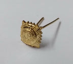 Genuine Issue Gold Coloured Officers 1/2" Rank Pips Stars X1 Pair GIM39