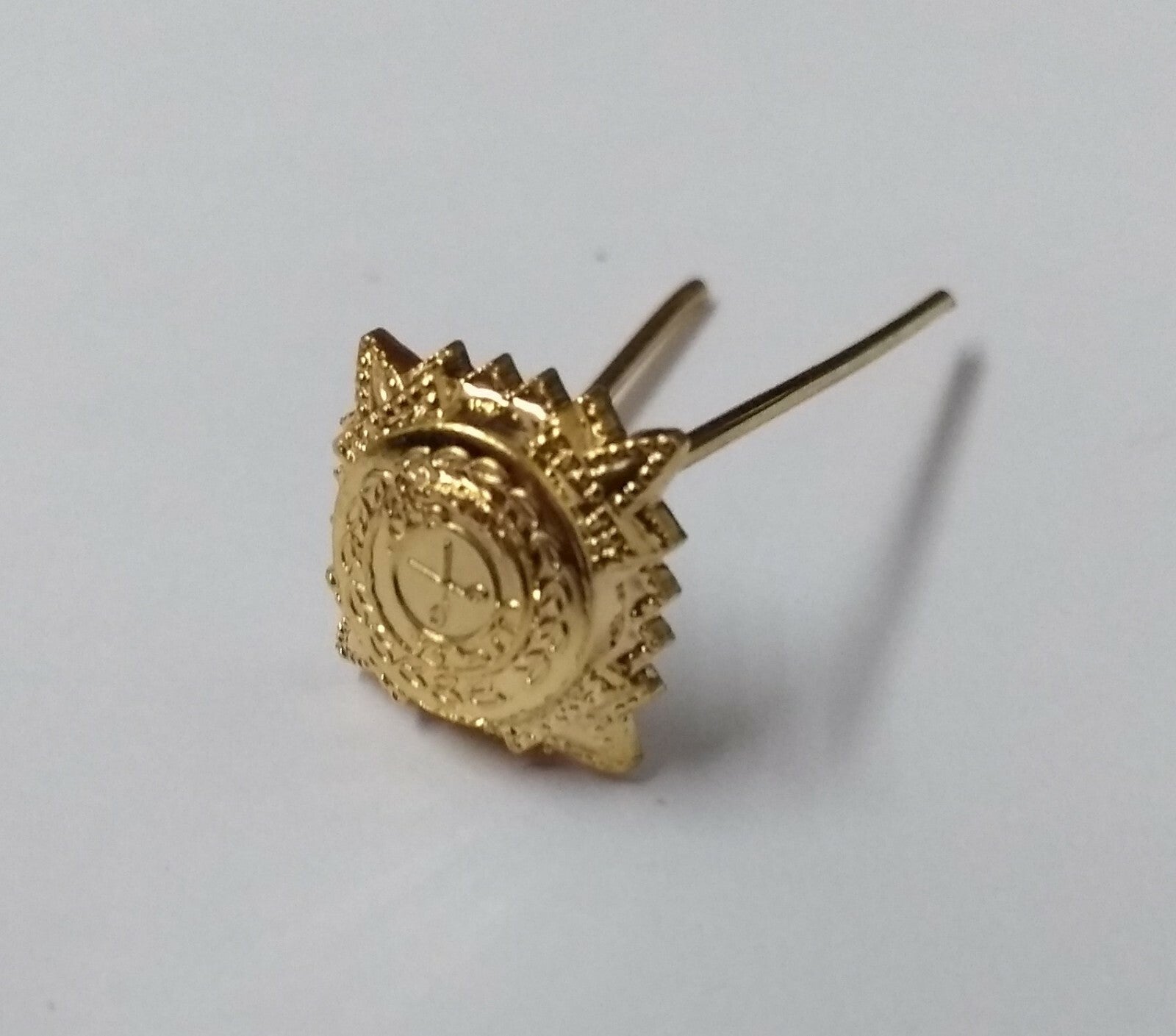 Genuine Issue Gold Coloured Officers 1/2" Rank Pips Stars X1 Pair GIM39