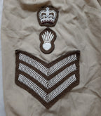 RE SSGT Shirt British Army FAD Long Sleeve Staff Sergeant Insignia 37cm