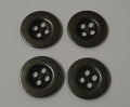 Vintage Metal Buttons 4 Hole Raw Metal 26L Diameter For Suspenders X4 ASBT300