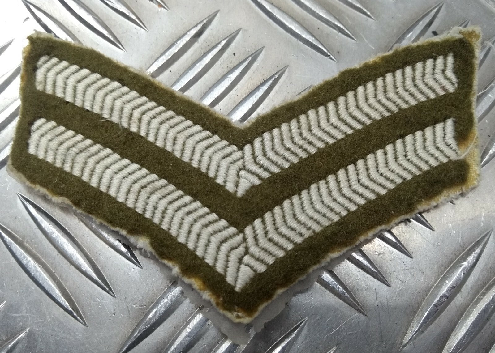 Genuine Vintage British Army Old Pattern Corporal Distressed Condition 2 Chev