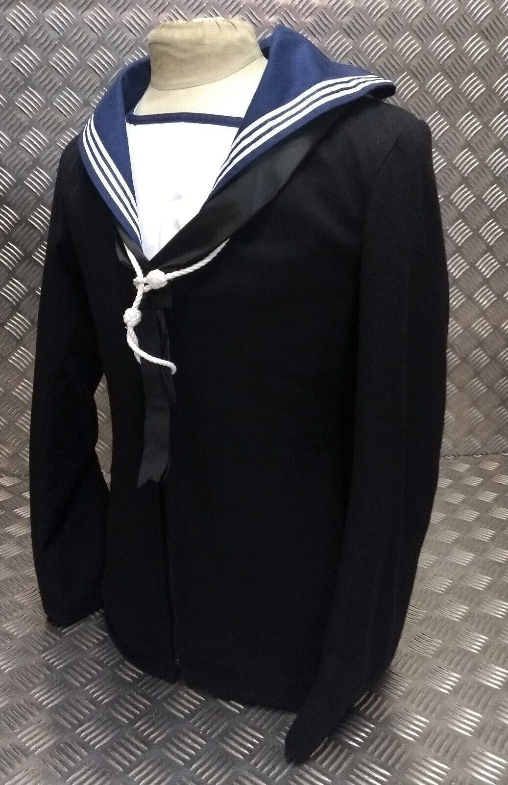 Royal Navy Class 2 / II Sailors Middy Jumper RN Scarf & Lanyard 108cm XXLong