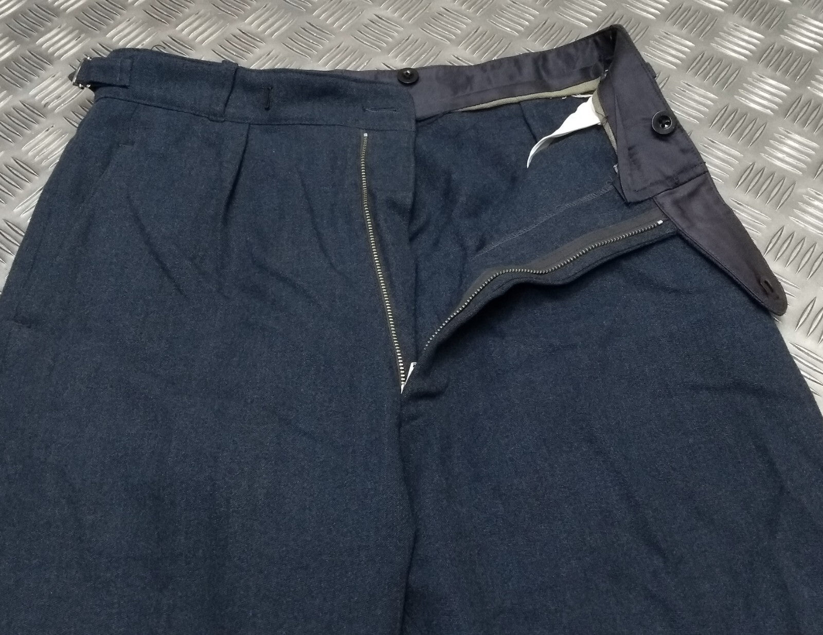 Vintage Trousers RAF Royal Air Force Blue Grey Colour No1 Type Old Pattern OFC