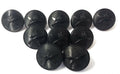 Genuine British Army Queens Gurkha (Rifles) Issue Dress Black Buttons RGR X 10
