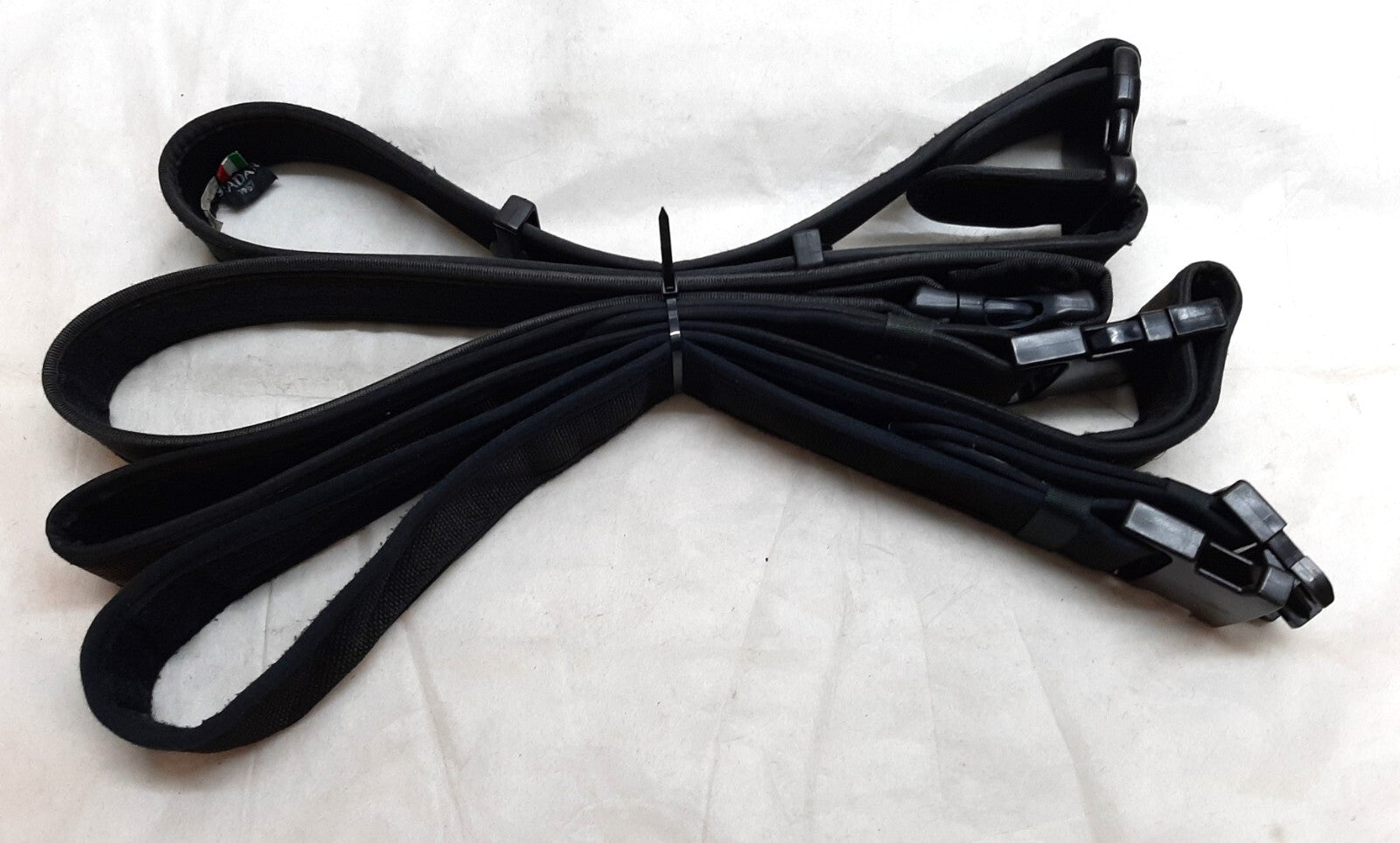 4 Service Belts British Black Duty With Quick Release Buckles Grade 2