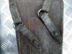 Genuine Vintage Issued Leather Ammo Case / Bag & Shoulder Strap Faulty