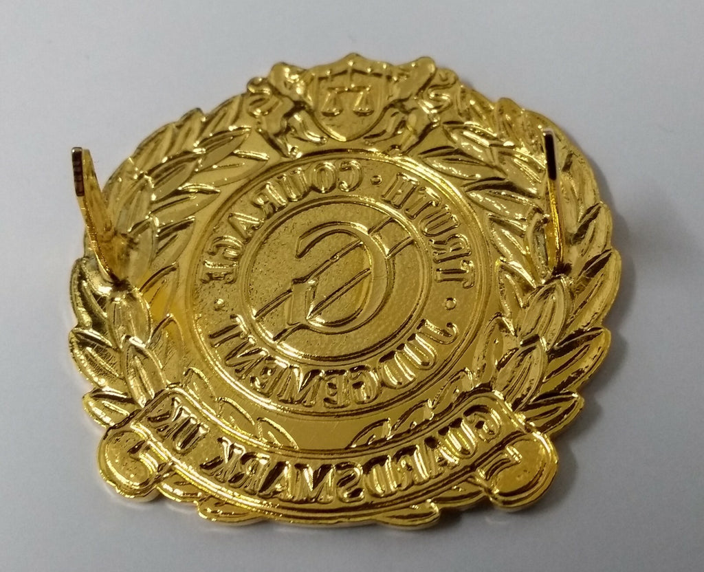 Genuine Guardsmark UK "Truth Courage Judgement" Insignia Hat Badge NEW - GIM 7
