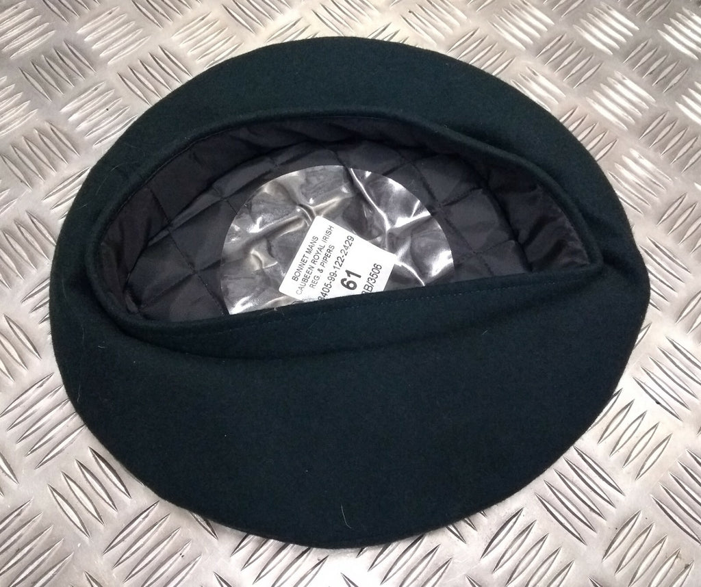Caubeen Royal Irish Rangers Regiment & Pipers Bonnet British Pattern No Insignia