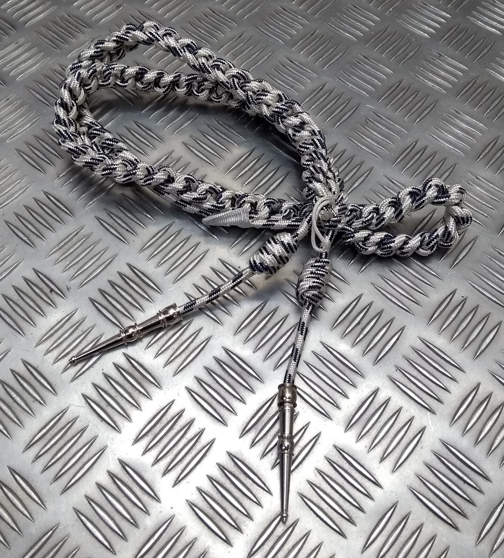 Oman Silver Aiguillette Senior Officer Blue Fleck Ceremonial UK Made
