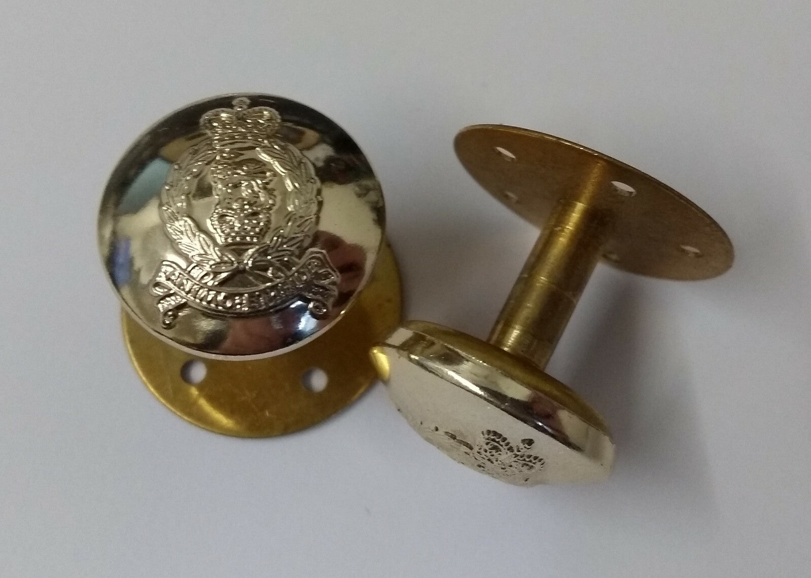 AGC Screw Mount Buttons Adjutant General's Corps British Army 30L X2 ASBT246
