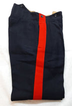Vintage No1 Trousers Army British Other Ranks Red Stripe Blues W33 Inch
