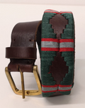 Intelligence Corps Leather Polo Belt with Brass Buckle Size 30"