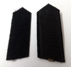 Oman Gorgets Collar Tabs With Silver Detail Chrome Officers Insignia Buttons