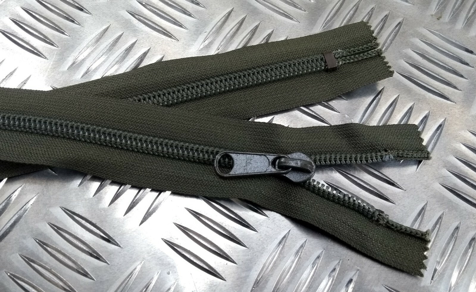 154cm Closed End Green Heavy Duty Zip Zipper