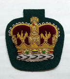 Staff Sergeant Crown Devon & Dorsets British Army Hand Embroidered Arm Patch