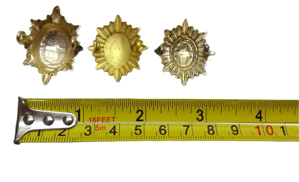 British Army Guards Badges / Collar Insignia "qui mal y pense" X 3