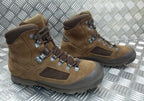 ITURRI Army Style Boots Hi Liability Combat / Patrol Brown Suede