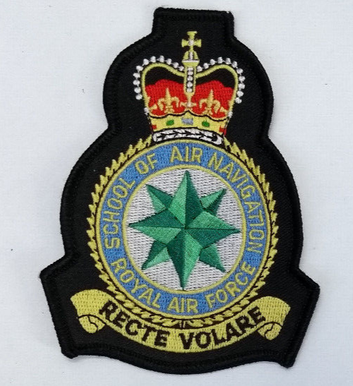 Royal Air Force RAF School of Air Navigation "RECTE VOLARE" Patch