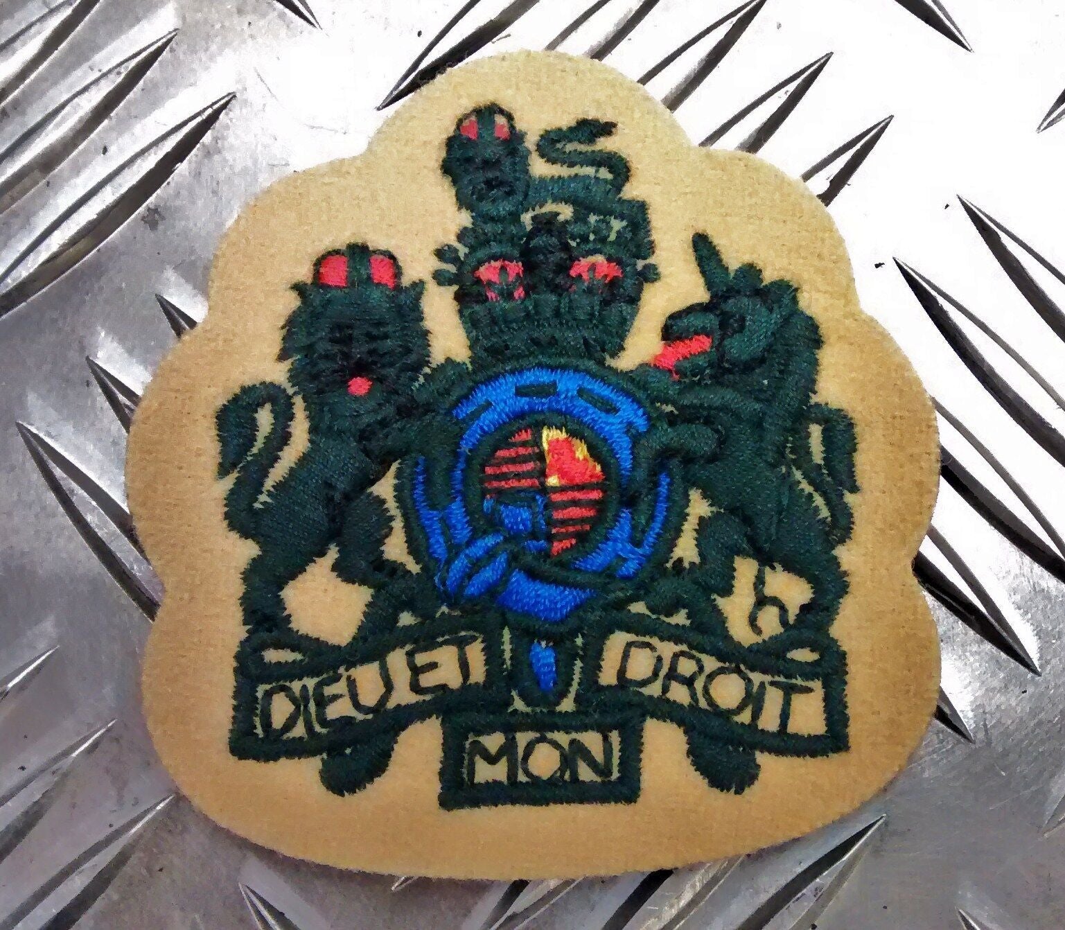 Genuine British Army Warrant Officer Class 1 Badge Green / Maize Patch NEW