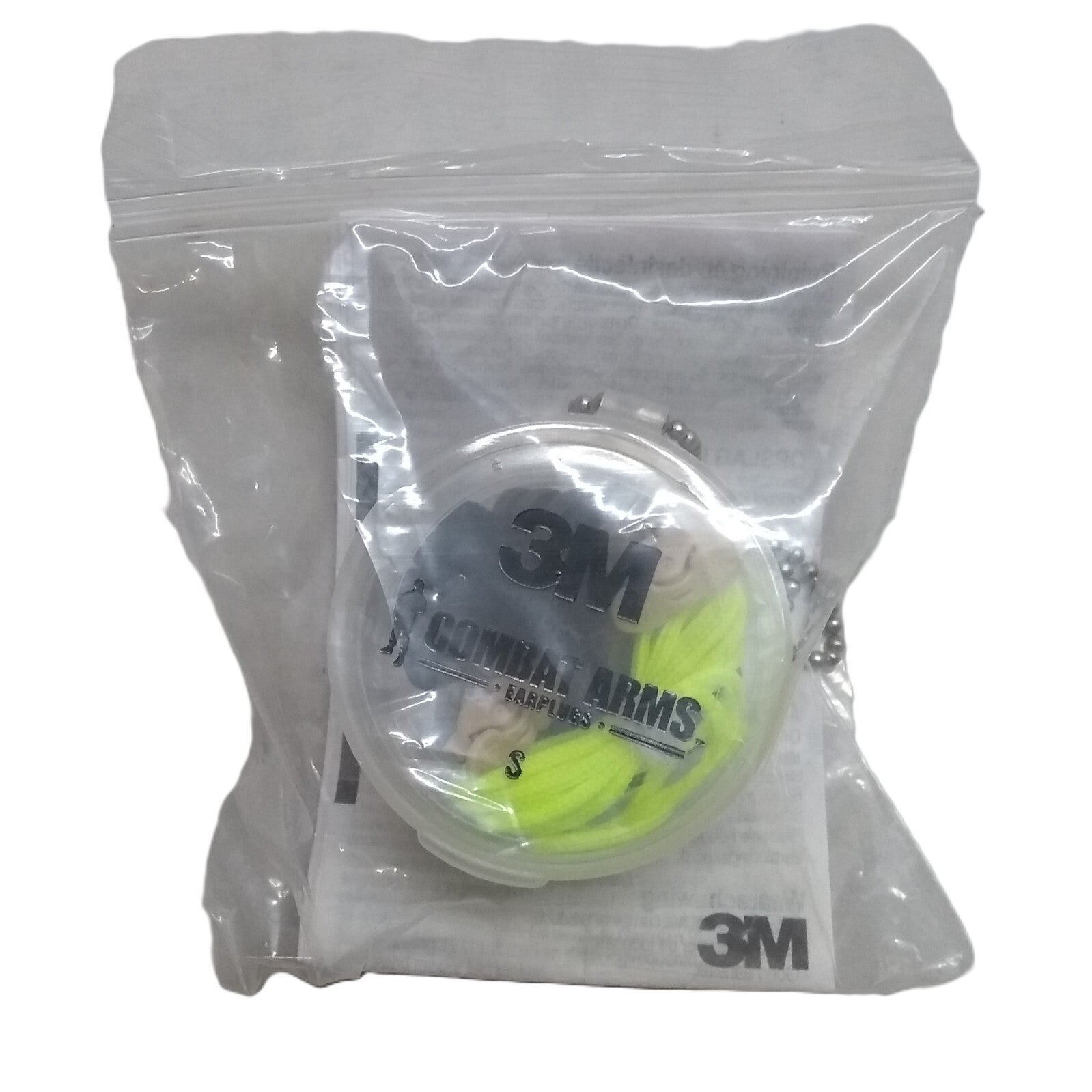 Genuine British Type Ear Plugs 3M Combat Arms In Storage Case- NEW