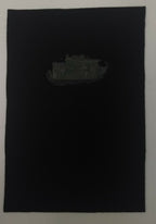 Genuine British Naval Wire Braided Lettering CG Captain of Gun Swatch