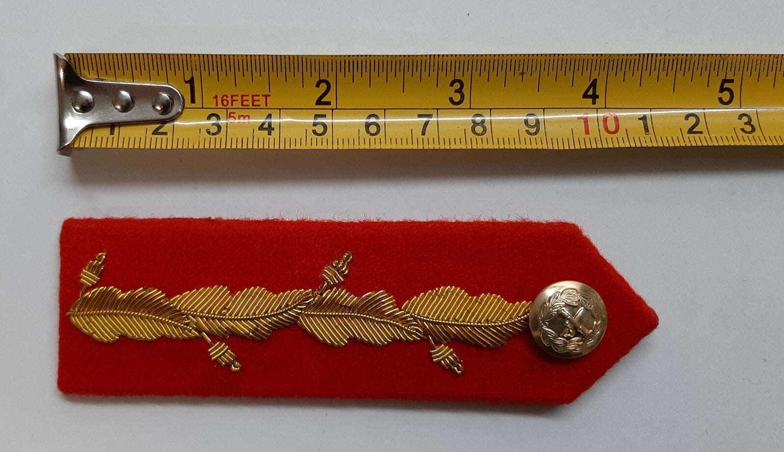 Army General Officer British No1 Dress Hand Embroidered Gorgets Gold Leaf