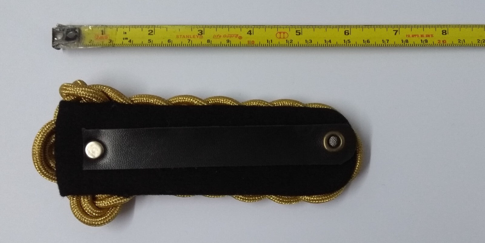 Shoulder Cords Senior Officer Gold Braid Cords With Attaching Straps No Insignia