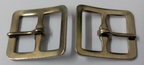 Genuine British Issue 13mm Nickel Plated Small Roll Buckles x 2 NEW