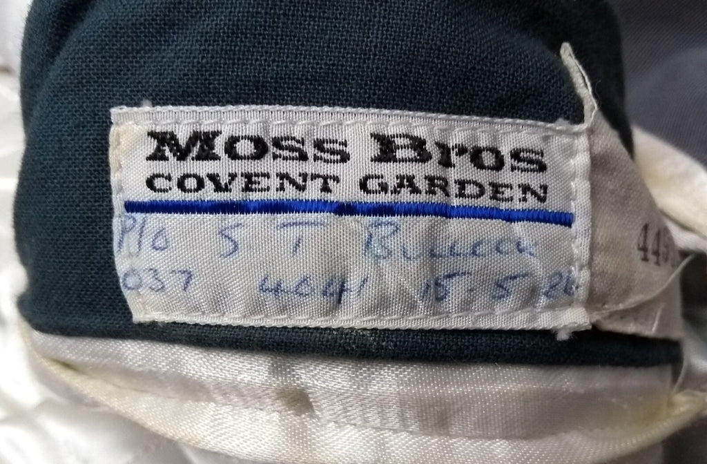 RAF Royal Air Force Vintage Mess Jacket Airforce Blue Grey Colour with Braided Cuffs by Moss Bros