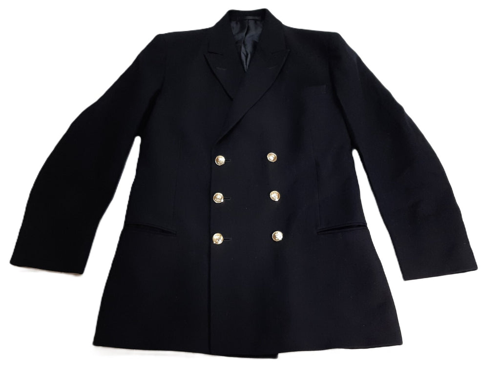 No1B RN Jacket Naval Class 1 with 6 Buttons No Badges 108cm Long